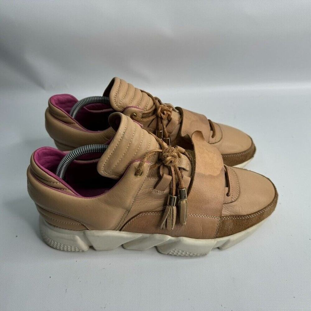 FBCC Valedictorian VV1 Patchwork Tan Pink size 11 AS/IS READ